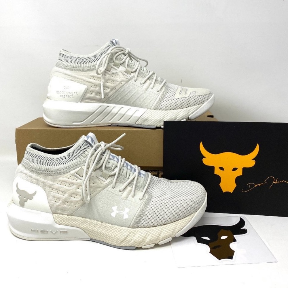 Under Armour UA Project Rock2 Mesh White Sneaker Women’s 3022398-103